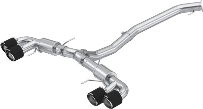 MBRP 3.5" Cat Back Quad Rear Exit (GTR 09-24) - T304 Stainless Steel — fits Nissan Skyline R35