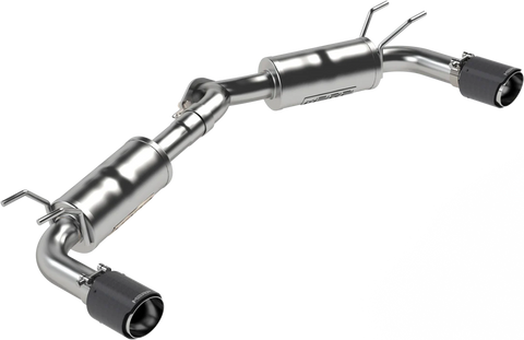 MBRP 2.5" Axle-Back Dual Rear Exit (3 Hatchback 19-24 ) - T304 Stainless Steel — fits Mazda 3 Gen 4