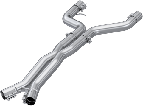 MBRP 3" Resonator Bypass X-Pipe (M4 G82/M3 G80 21-24) - T304 Stainless Steel — fits BMW M4 G82