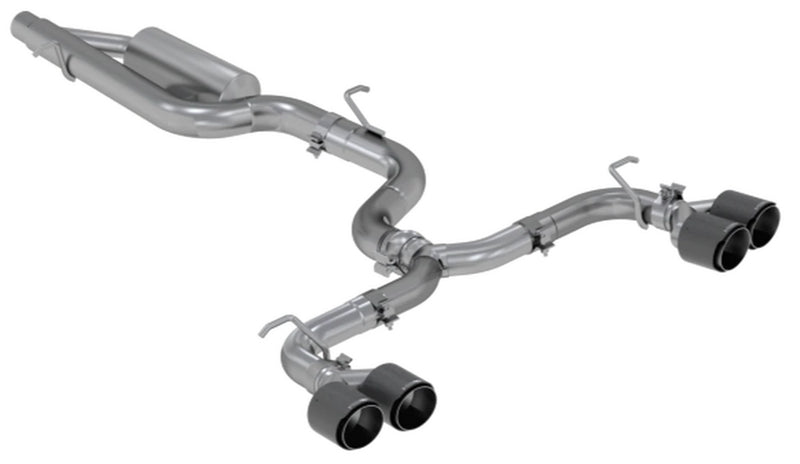 MBRP 3" Cat Back Quad Split Rear Exit (Golf R 15-19) - T304 Stainless Steel