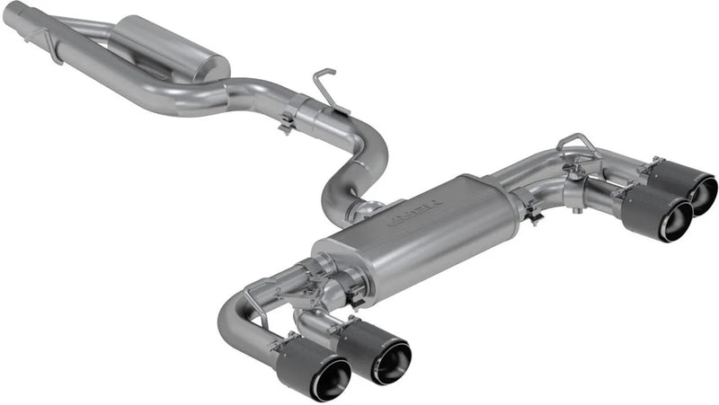 MBRP 3" Cat-Back Active Quad Rear Exit (Golf R 15-19 ) - T304 Stainless Steel — fits Volkswagen Golf R