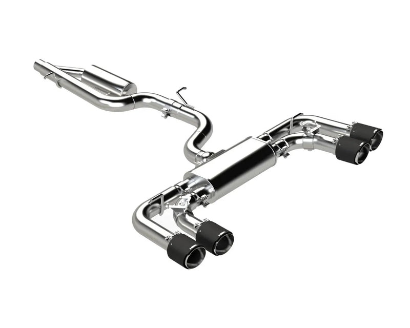 MBRP 3" Cat-Back 2.5" Quad Rear Exit Active Exhaust (Golf R 22-24) - T304 Stainless Steel — fits Volkswagen Golf R