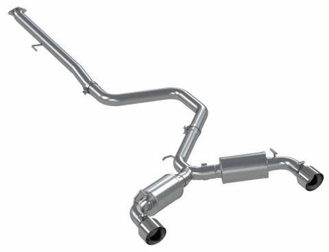 MBRP 3" Cat-Back Dual Rear Exit Exhaust (Veloster 19+) - Aluminized Steel — fits Hyundai Veloster