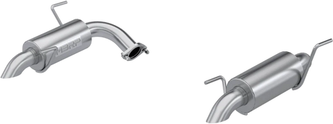 MBRP 2.5" Axle-Back Turndown Dual Rear Exit Street Profile (Outback 20-24/Crosstrek 18-24) - T304 Stainless Steel - T304 Stainless Steel Tip