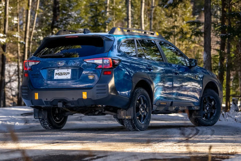 MBRP 2.5" Axle-Back Turndown Dual Rear Exit Street Profile (Outback 20-24/Crosstrek 18-24) - T304 Stainless Steel - T304 Stainless Steel Tip