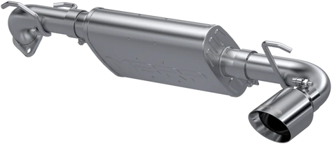 MBRP 2.5" Axle-Back Single Rear Exit Tour Profile (Crosstrek 18-23) - T304 Stainless Steel - T304 Stainless Steel Tip