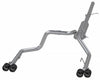 MBRP 3" Cat-Back 2.5" Dual Split Rear (Silverado/Sierra 19-24) - T304 Stainless Steel - CF T304 Stainless Steel Tip