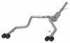 MBRP 3" Cat-Back 2.5" Dual Split Rear (Silverado/Sierra 19-23) - T304 Stainless Steel - CF T304 Stainless Steel Tip