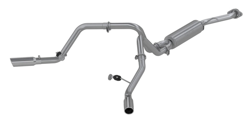 MBRP 2.5" Cat Back, Dual Split Side (Silverado/Sierra 03-07) - Aluminized Steel - T304 Stainless Steel Tip
