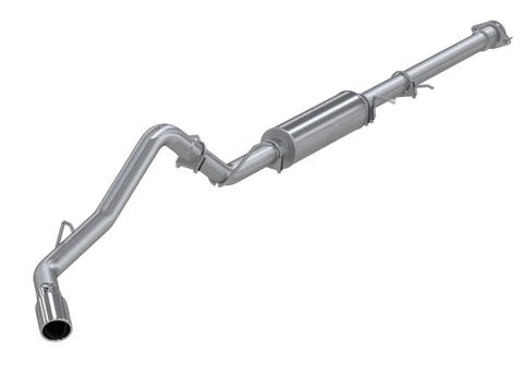 MBRP 3" Cat Back, Single Side (Sierra Denali 07-10) - Aluminized Steel - T304 Stainless Steel Tip