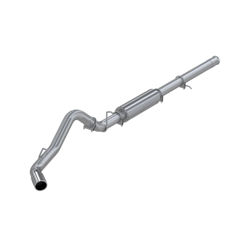 MBRP 3.5" Cat Back, Single Side (Silverado/Sierra 11-13) - Aluminized Steel - T304 Stainless Steel Tip