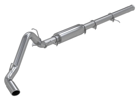 MBRP 3.5" Cat Back, Single Side Exit (Silverado/Sierra 14-18) - Aluminized Steel - T304 Stainless Steel Tip