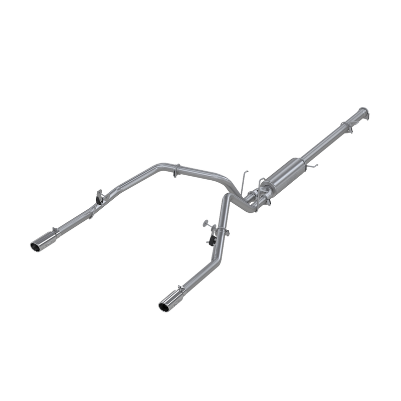 MBRP 2.5" Cat Back, Dual Split Rear (Ram Hemi 06-08) - Aluminized Steel - T304 Stainless Steel Tip
