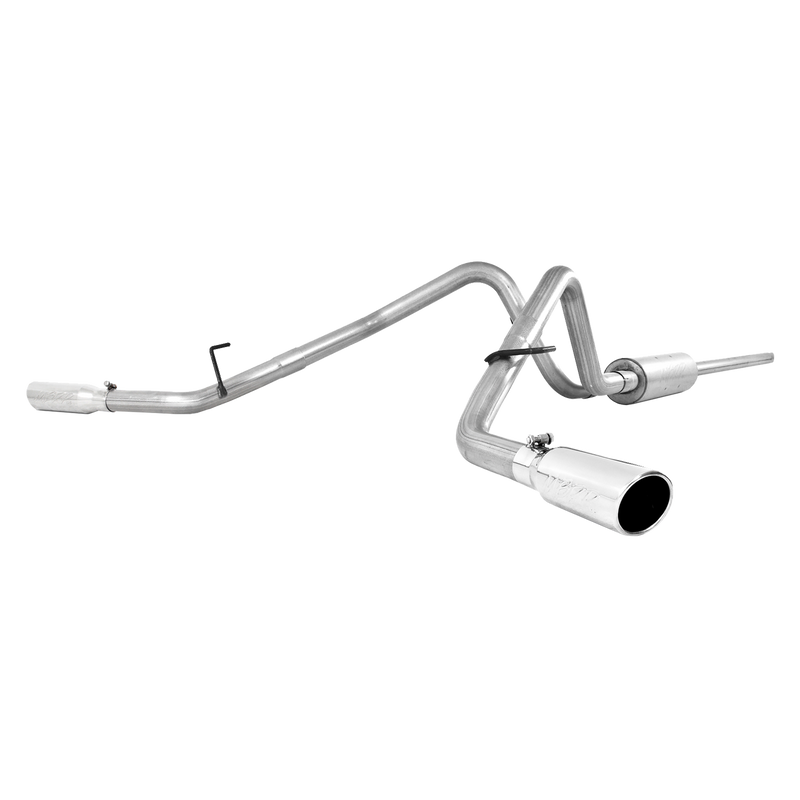 MBRP 2.5" Cat Back, Dual Split Rear (F-150 04-08) - Aluminized Steel - T304 Stainless Steel Tip