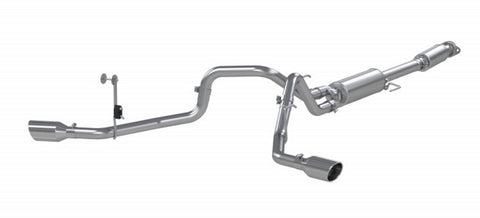 MBRP 3" Cat-Back 2.5 Inch Dual Split Side Exhaust System (F-150 21-24) - T409 Stainless Steel - T304 Stainless Stee...