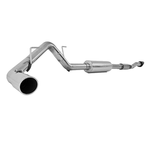 MBRP 3" Cat Back, Single Side (F-150 11-14) - T304 Stainless Steel - T304 Stainless Steel Tip