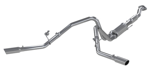 MBRP 2.5" Cat Back, Dual Side (F-150 11-14) - Aluminized Steel - T304 Stainless Steel Tip