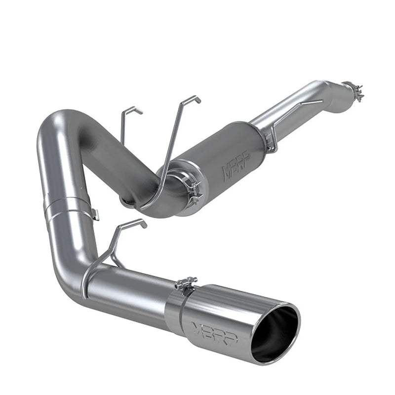 MBRP 4" Cat Back, Single Side (F-250/350 17-24) - Aluminized Steel - T304 Stainless Steel Tip