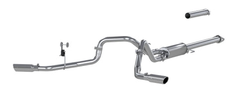 MBRP 2.5" Cat Back, Dual Side Exit (F-150 15-20) - Aluminized Steel - T304 Stainless Steel Tip
