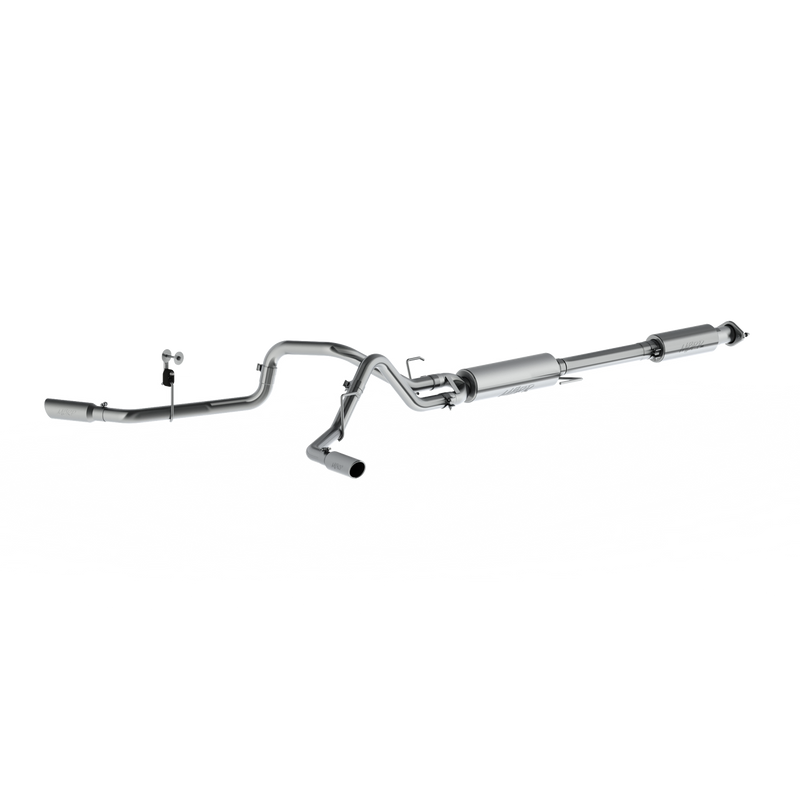 MBRP 2.5" Cat Back, Dual Side Exit (F-150 15-20) - Aluminized Steel - T304 Stainless Steel Tip