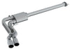 MBRP 3" Cat Back, Single Side Dual Outlet in Front of Rear Wheel, Race Version (F-150 15-20) - Aluminized Steel - T304 Stainless Steel Tip