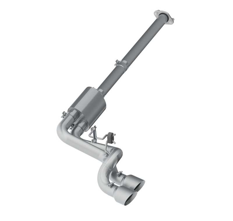 MBRP 3" Cat Back, Pre-Axle Dual Outlet (F-150 09-14) - Aluminized Steel - T304 Stainless Steel Tip