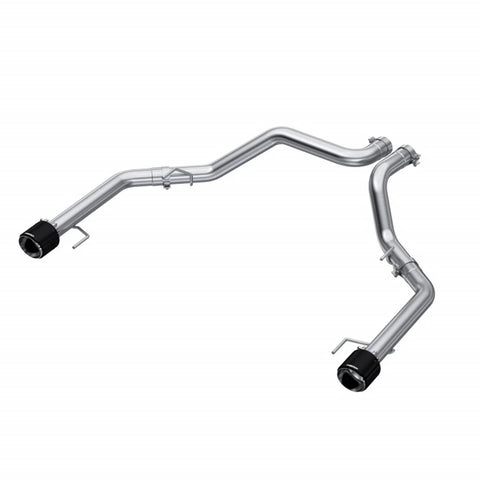 MBRP 3" Axle-Back, Dual Rear Exit (F-150 Raptor 21-24) - T304 Stainless Steel - CF T304 Stainless Steel Tip — fits...