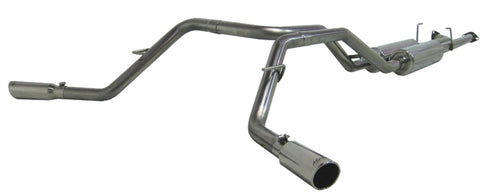 MBRP 2.5" Cat Back, Dual Side (Tundra 07-09) - T409 Stainless Steel - T304 Stainless Steel Tip