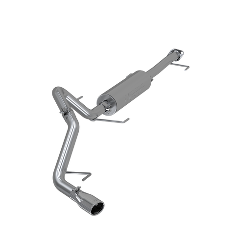 MBRP 2.5" Cat Back, Single Rear (FJ Cruiser 07-14) - Aluminized Steel - T304 Stainless Steel Tip