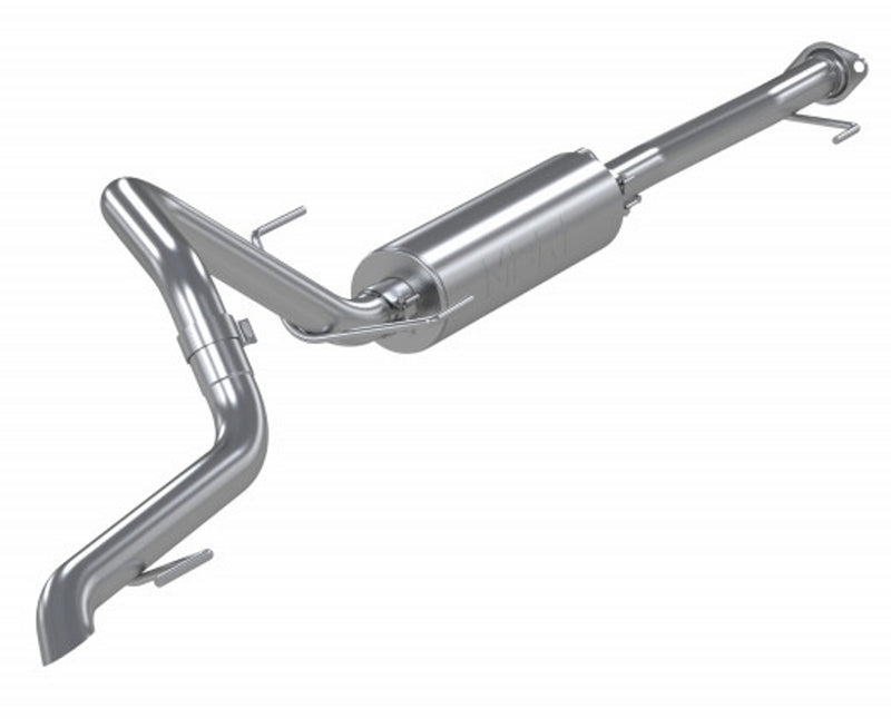 MBRP 2.5" Cat-Back, High-Clearance Turn Down, Single Rear Exit (4Runner/Land Cruiser 04-24) - Aluminized Steel - T3...