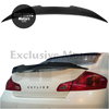 Infiniti G25 / G35 / G37 4-Door 2007-2014 Fiber Rear Spoiler/Wing