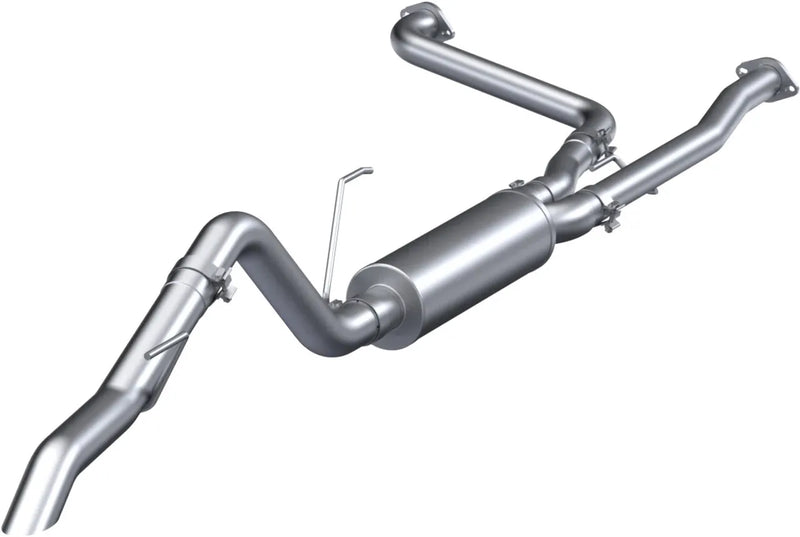 MBRP 2.5 Cat-Back, 3 Single High Clearance Rear Exit (Frontier 22-24)