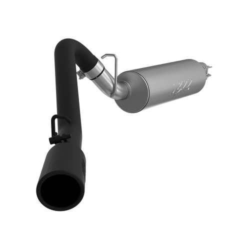 MBRP 2.5" Cat Back, Single Side (Wrangler 97-99) - BC Aluminized Steel - T304 Stainless Steel Tip — fits Jeep Wrangler