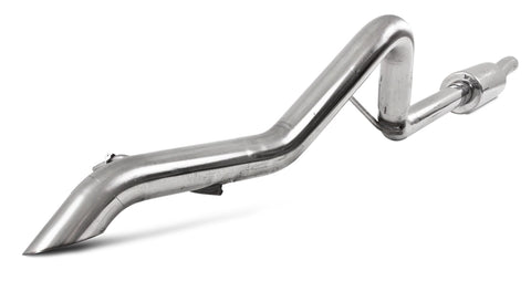 MBRP 2.5" Off-Road Tail Pipe, Muffler before Axle (Wrangler 07-11)