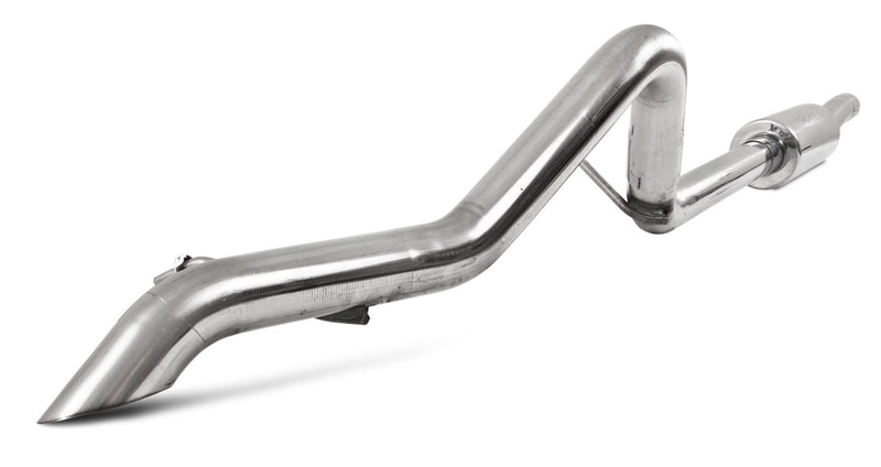MBRP 2.5" Off-Road Tail Pipe, Muffler before Axle (Wrangler 07-11)