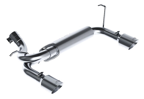 MBRP 2.5" Axle Back, Dual Rear Exit (Wrangler 07-18/Rubicon 07-18) - T409 Stainless Steel — fits Jeep Wrangler