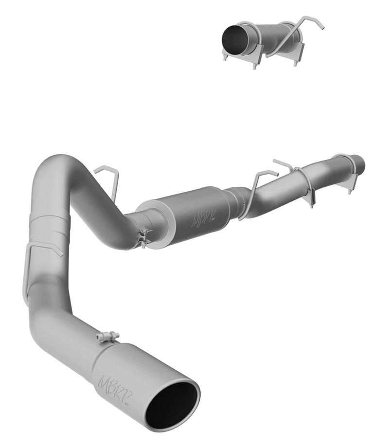 MBRP 4" Cat Back, Single Side (Silverado/Sierra 06-07) - T409 Stainless Steel - T304 Stainless Steel Tip