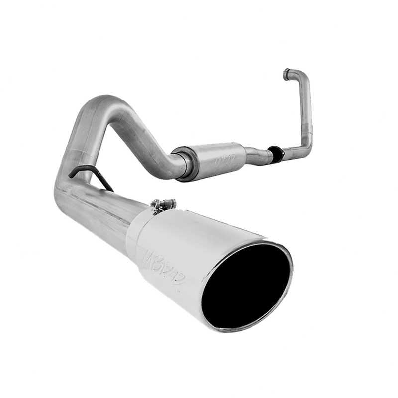 MBRP 4" Turbo Back, Single Side Stock Cat Exit (Excursion 03-05)