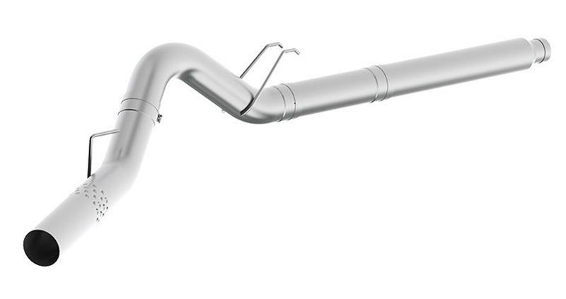 MBRP 5" Filter Back, Single Side Exit (F-250/350/450 08-10) - Aluminized Steel - No Muffler — fits Ford F-250