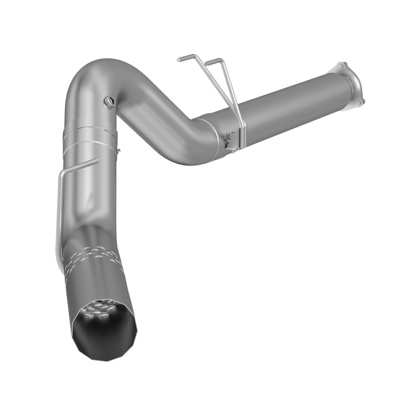 MBRP 5" Filter Back, Single Side Exit (F-250/350/450 11-16) - Aluminized Steel - No Muffler — fits Ford F-250