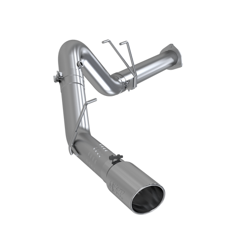 MBRP 4" Filter Back, Single Side Exit (F-250/350/450 11-16) - T409 Stainless Steel - T304 Stainless Steel Tip — fit...