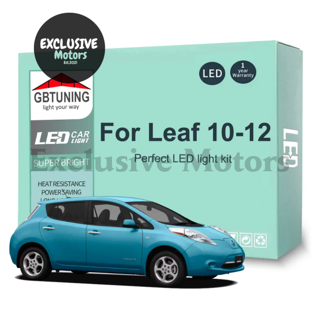 Nissan Leaf ZE0 8Pcs LED Interior Light Bulb Kit (2010-2012)