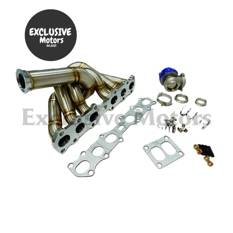 Toyota Supra 1JZ-GTE Stainless Steel  T4 Turbo Exhaust Manifold w 44mm W/G