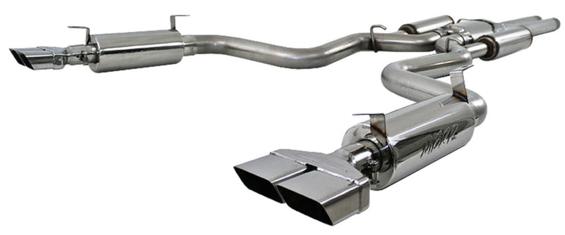 MBRP 3" Cat Back Dual Split Rear (Challenger 08-14) - T304 Stainless Steel — fits Dodge Challenger