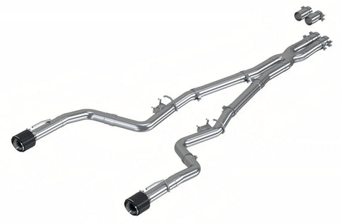 MBRP 3" Race Profile Cat-Back w/Dual Tips Exhaust (Charger 17-23)