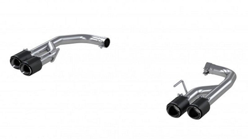 MBRP 2.5" Axle Back with Quad 4" Dual Wall Tips Non Active Exhaust (Mustang 18-23) - T304 Stainless Steel — fits Fo...