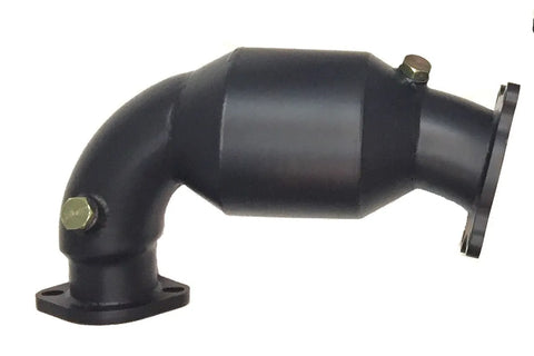 AVO 3" Ceramic Coated J-Pipe with Cat 2 1/2" Flange (Forester 14-18/Levorg 14+) — fits Subaru Forester