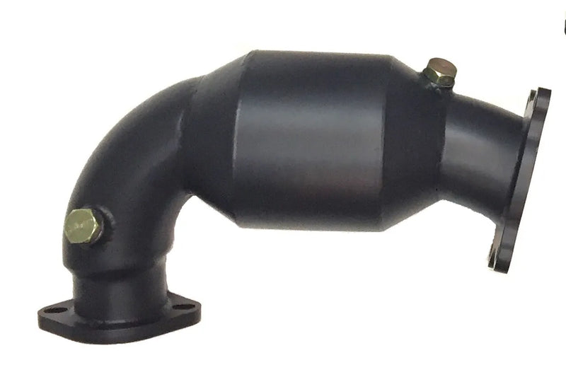 AVO 3" Ceramic Coated J-Pipe with Cat 2 1/2" Flange (Forester 14-18/Levorg 14+) — fits Subaru Forester