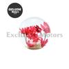 Crystal Transparent Flower Gear Shift Knob  Manual Shifter