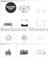 Pajero 2nd V20 MB669202 1989-1999  Sealing Rubber for Montero Glass Protect 5 Door 4 Pieces Window Glass Rubber Inner